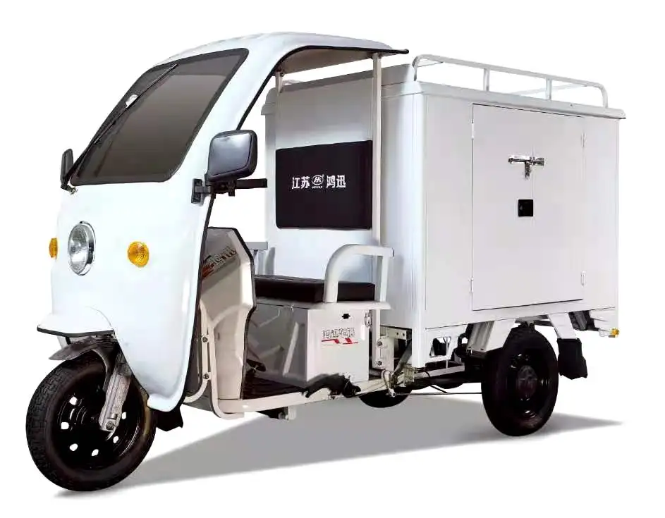 Factory direct supply 3 wheel electric food ice cream trike delivery tricycle cargo tricycle for sale