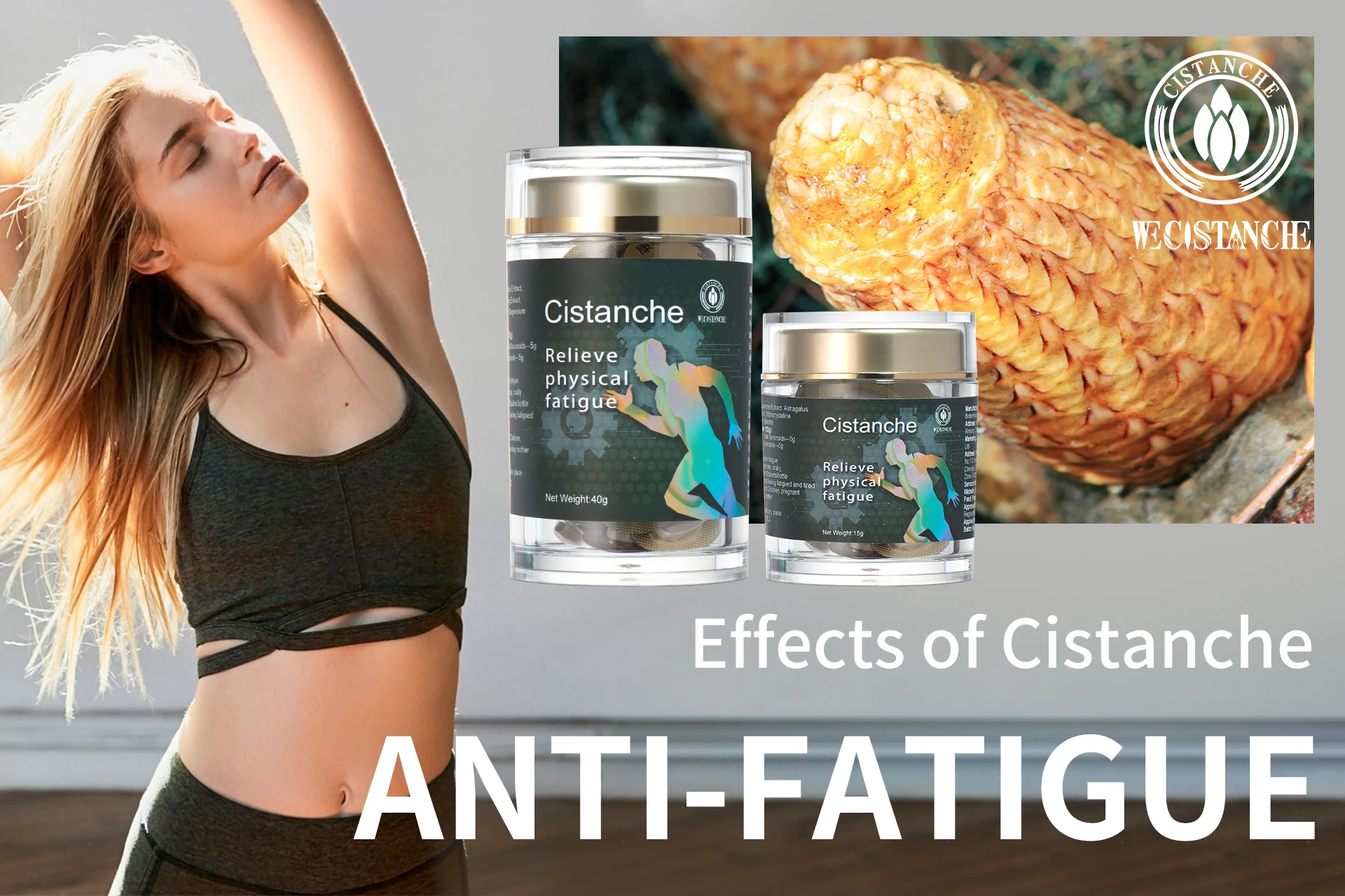 Advanced Physical enhancer cistanche extract 75% Phenylethanoid glycoside 30%  Echinacoside energy booster supplement