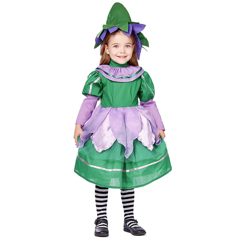 Girls Carnival Dress Halloween Party Clothes Children Fancy Dress Kids Fairy Costume
