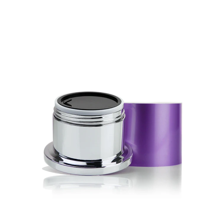 30g 50g Customized Cosmetic ABS PMMA Plastic Luxury Cream Jar  W-U
