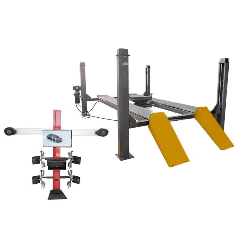 Hydraulic 4 Post Car Lift/4 Tons Four Lift for Wheel Aligner Work
