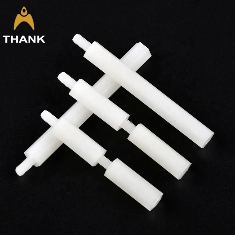 male to female square hex plastic pcb nylon spacers M2 M3 M4 M5 PCB standoff insulators