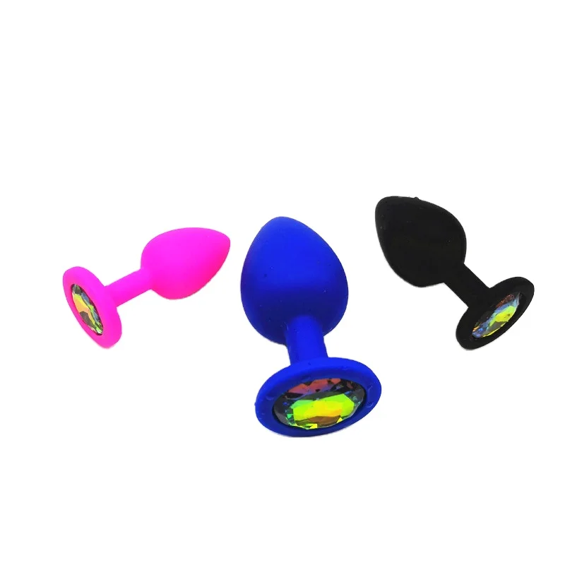 OEM ODM Factory customized high quality silicone rubber anal massage plugs Posterior rubber  anal plug