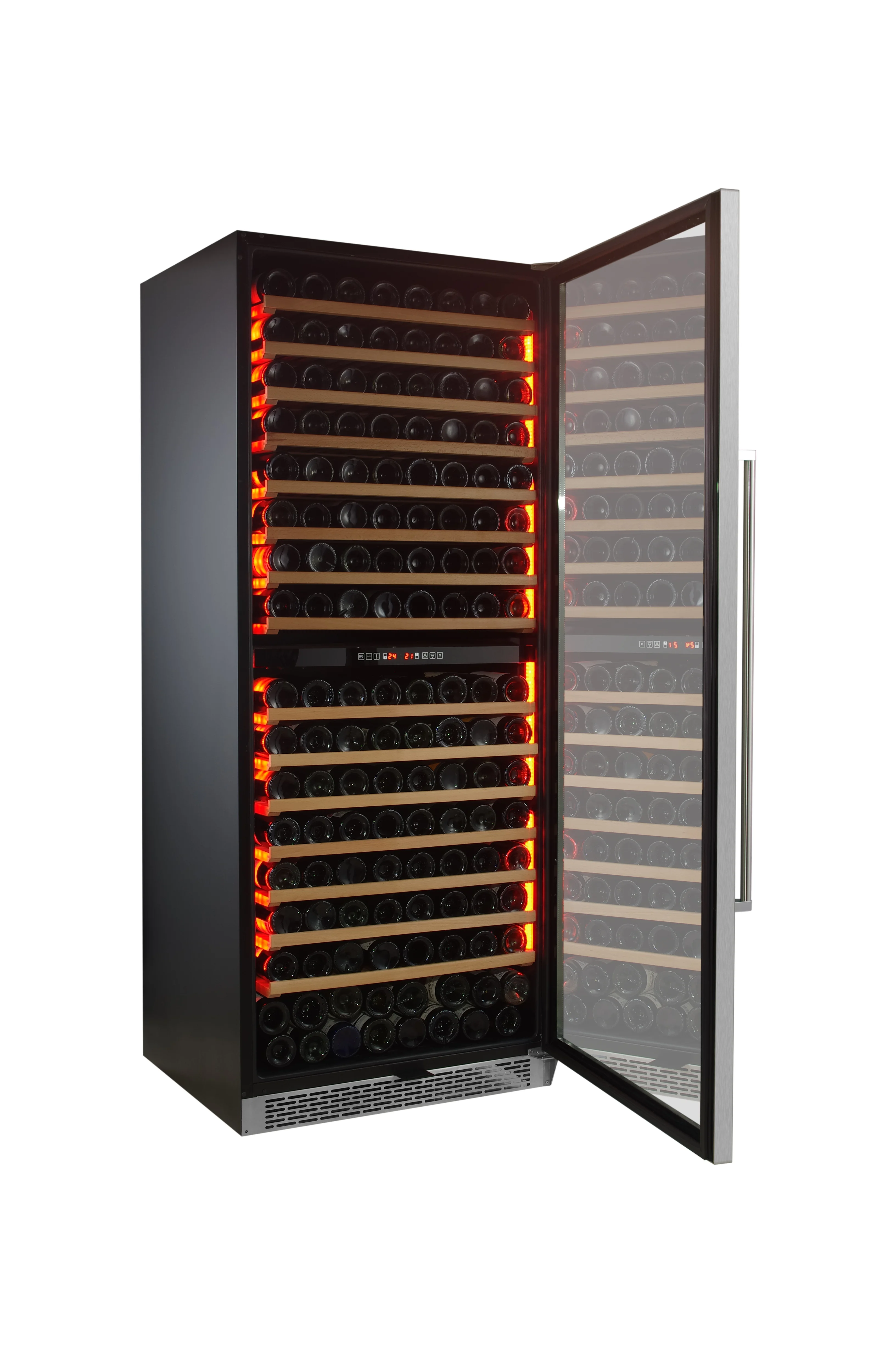 Custom Logo Luxury Smart Compressor Big Dual Zone Built in Wine Cooler