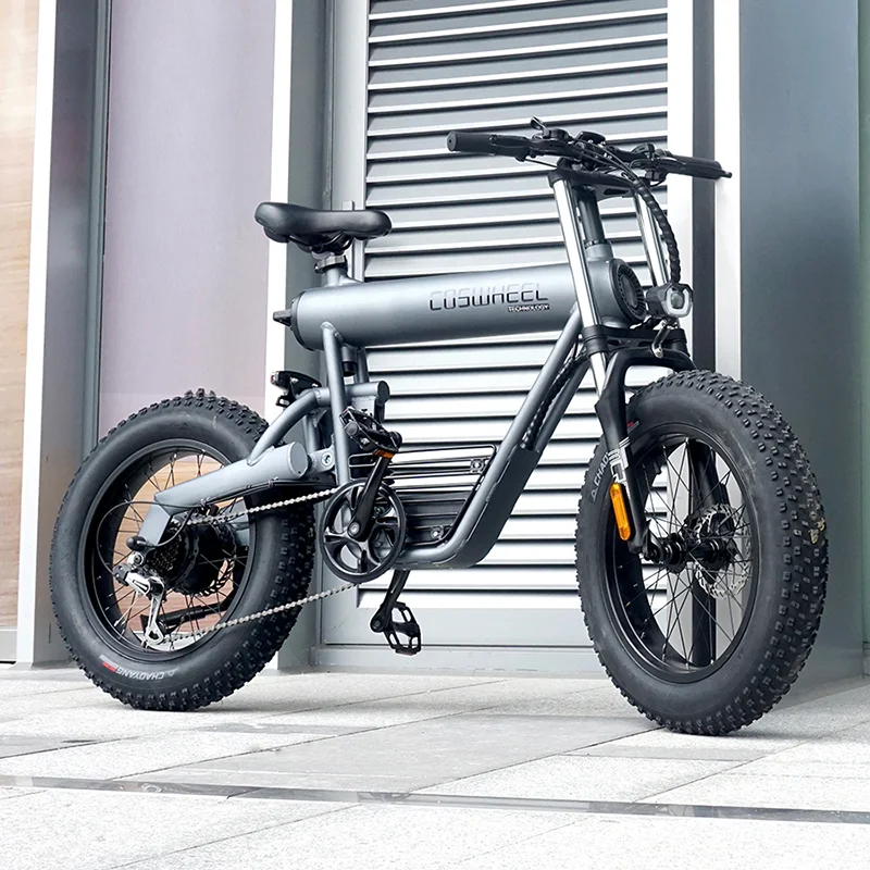  Электрический велосипед coswheel 500 Вт 48 В Диапазон действия 60 км батарея 15 Ач новый