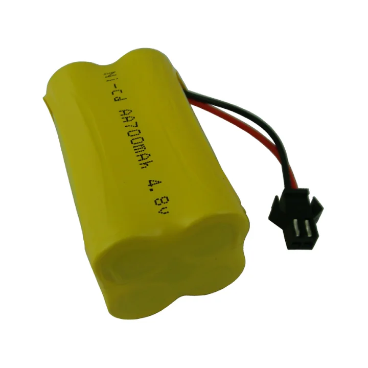 Doublepow 4.8V Nicd AA Pack 1.2V Sm Plug 700mAh Rechargeable NiCd Battery for Power Tools Toys Home Appliances