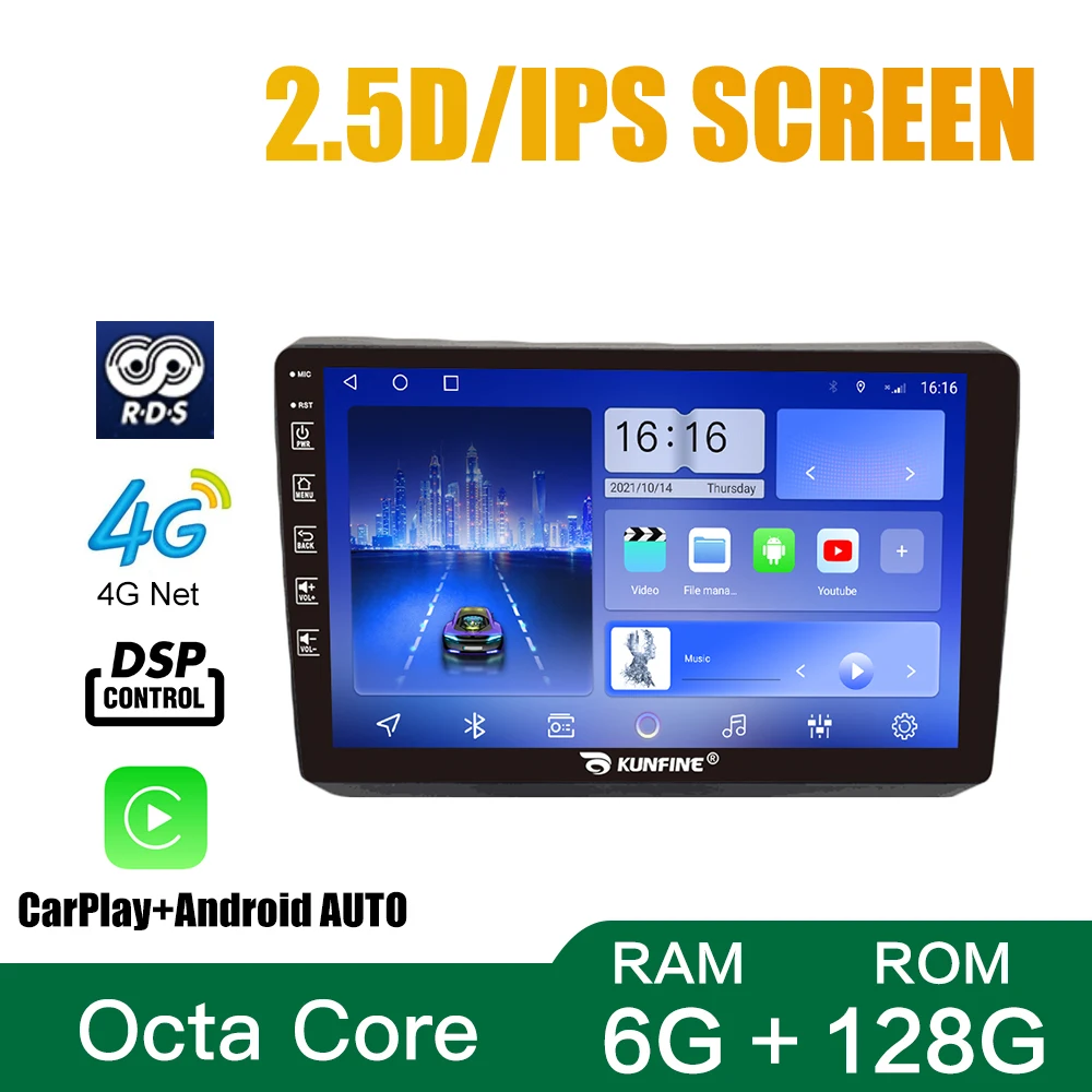 Для IRI Дена 9 дюймов головное устройство двойной 2 Din Octa-Core Quad Автомобильный Стерео GPS навигатор android автомобильный радиоприемник