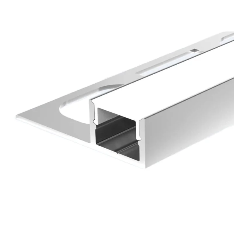 Factory price 3311 recessed aluminum channel inside corner plaster gypsum aluminum LED profile for drywall using