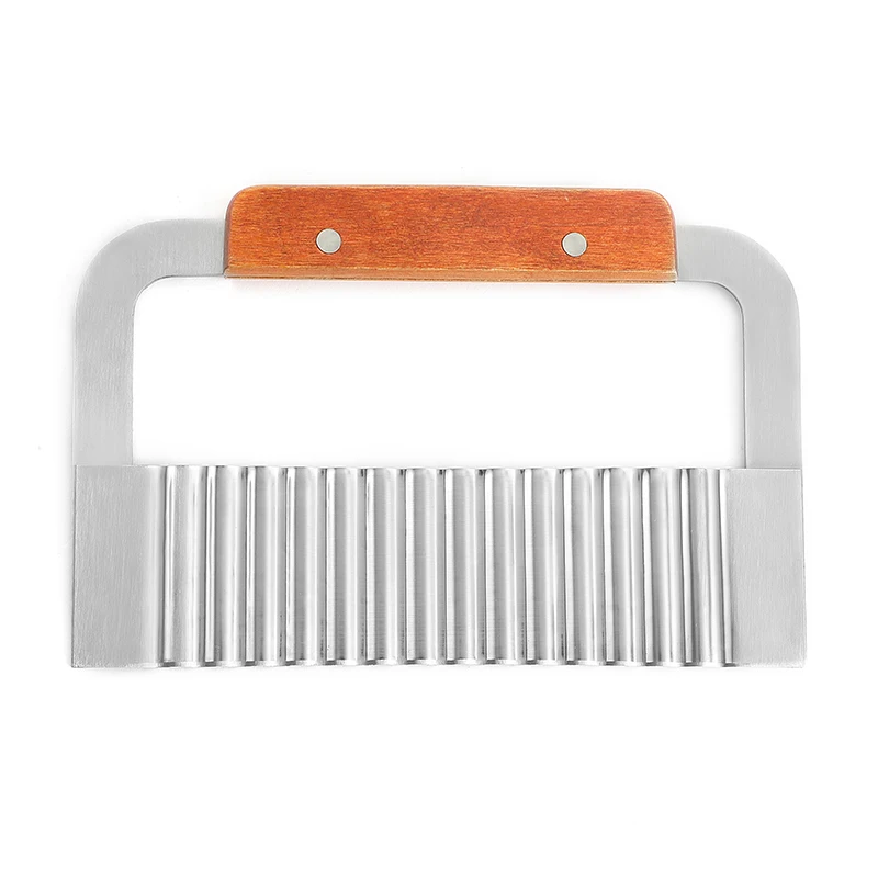 Stainless Steel Wavy Loaf Garnish Cake Dough Cutter Cutting Tool