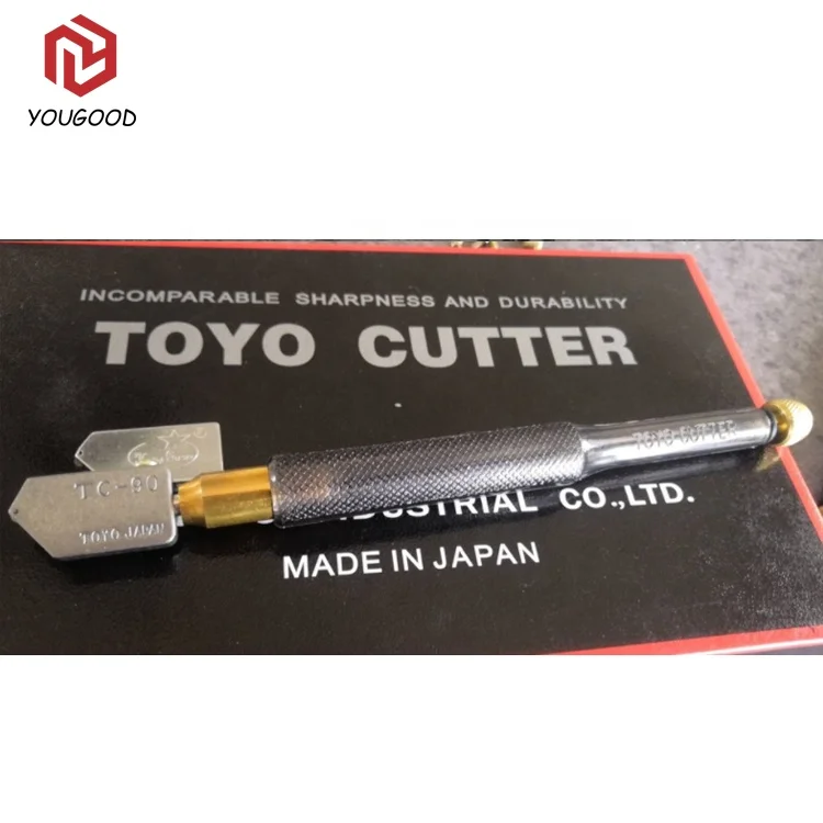
High processing precision tungsten steel blade industrial Chinatoyo tc-90 oil feed diamond glass hand cutter 