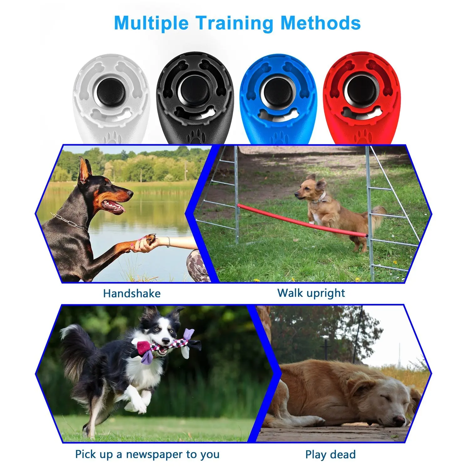 Adjustable Design Customizable Effective Training Clicker Logo Dog Pet Clicker