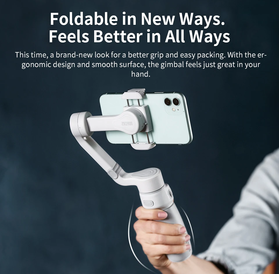 ZHIYUN Smooth Q4 Smartphone Gimbal 3-Axis Handheld Stabilizer Phone Gimbals for iPhone 13 pro max/HUAWEI/Samsung/Xiaomi