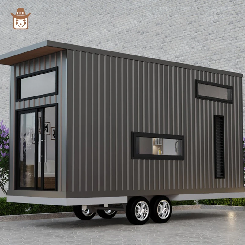 Hot sale expandable container house on trailer trailer cover tiny house