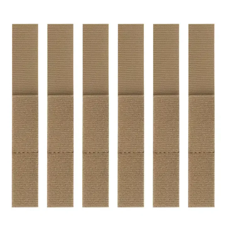 Hook & Loop Cable Ties 6PCS Reusable Fastening Wire Organizer Cord Rope Holder Fit MOLLE System