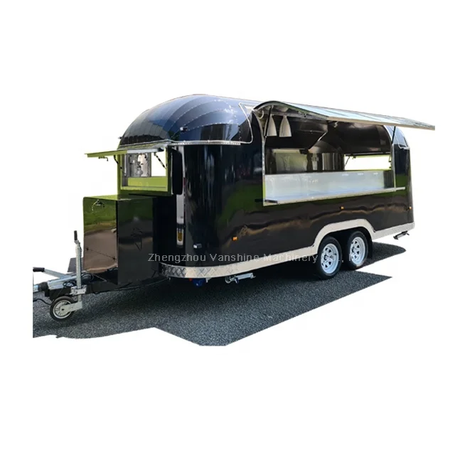 Лидер продаж передвижной трейлер airstream для перевозки еды фургон барбекю продажи напитков