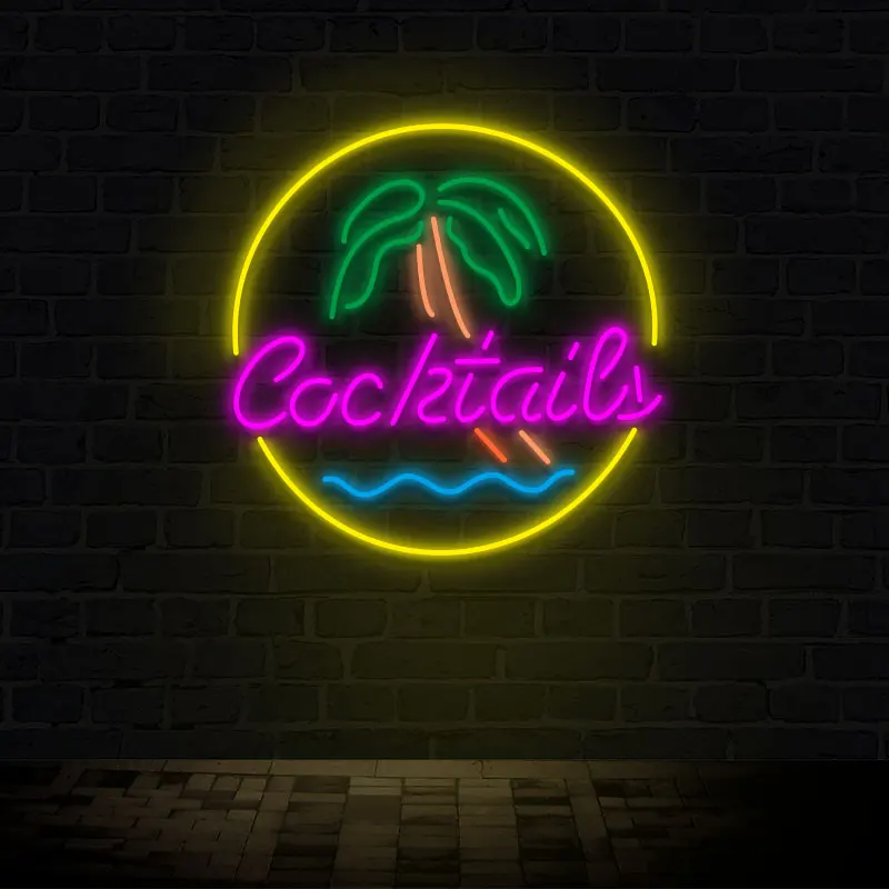 Cocktail Neon Sign Custom Neon light
