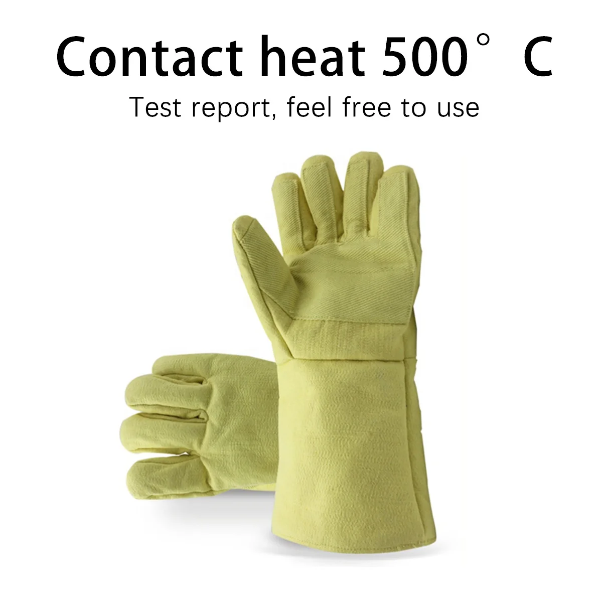 500 Degree Centigrade Heat Resistance Steel Glass Melting Casting Industrial Long Welding Working Gloves By Striker Sports