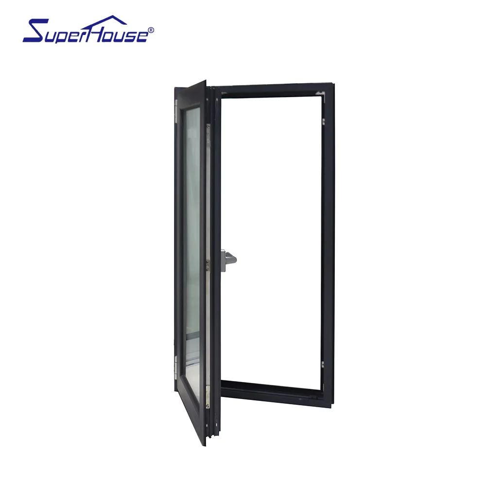 Black Aluminum Window Australian Standard Double Glazed Bay Casement Windows Price
