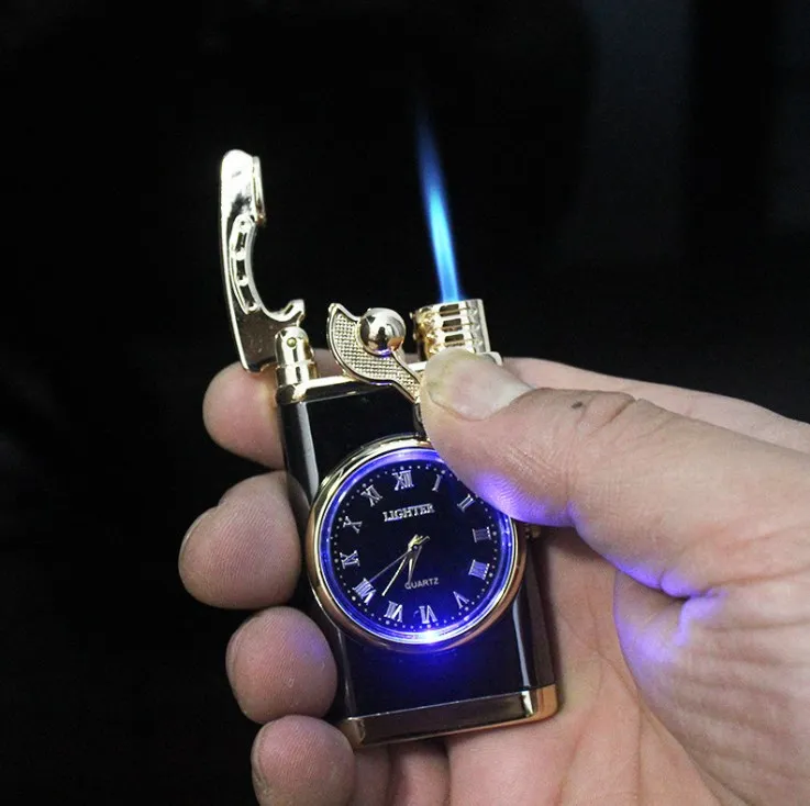 Cool New Mulitfuction  Rocker Arm  Ignition Jet Butane Torch Lighter Jet smoking lighter