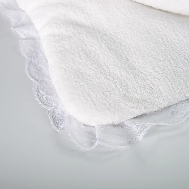 
Quality Grade 100% Acrylic Material Baby Soother shawl knitted baby quilt 