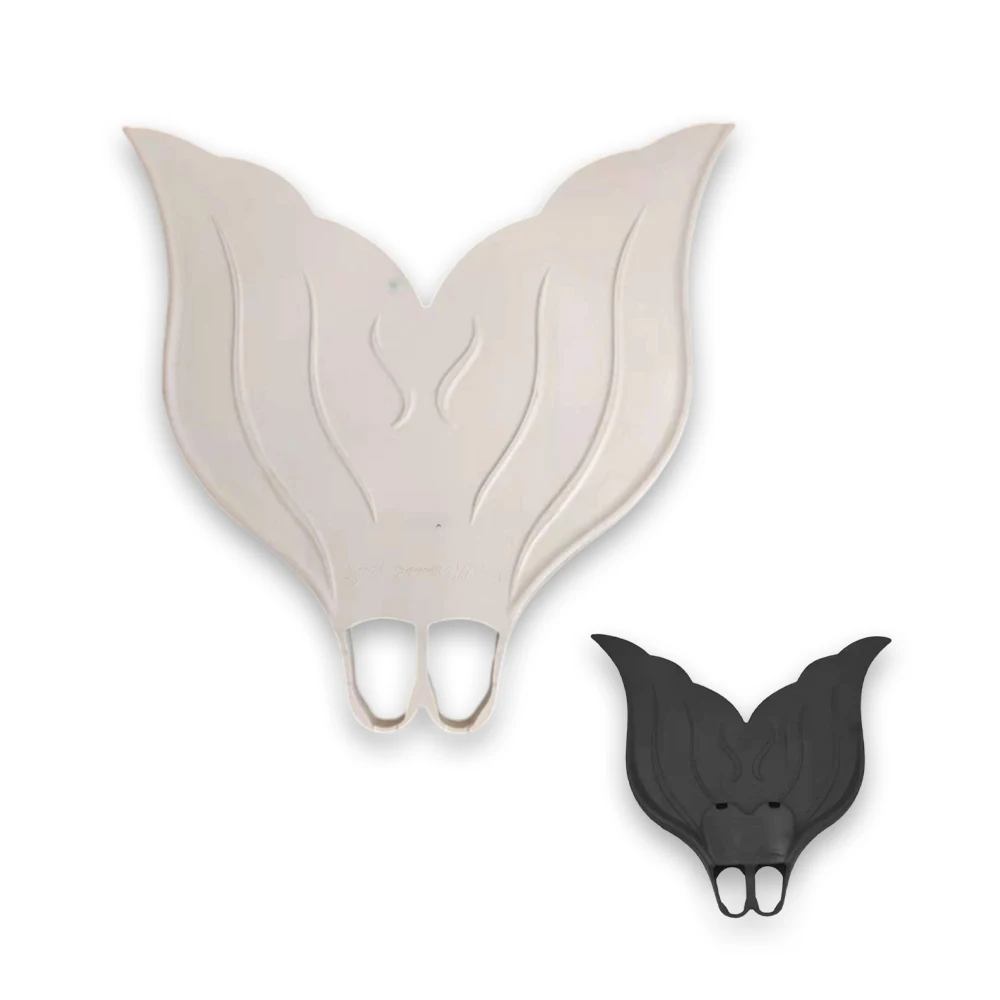 Cute design mermaid mono fins wholesale rubber mermaid fins outdoor swimming comfortable diving monofin for kids training
