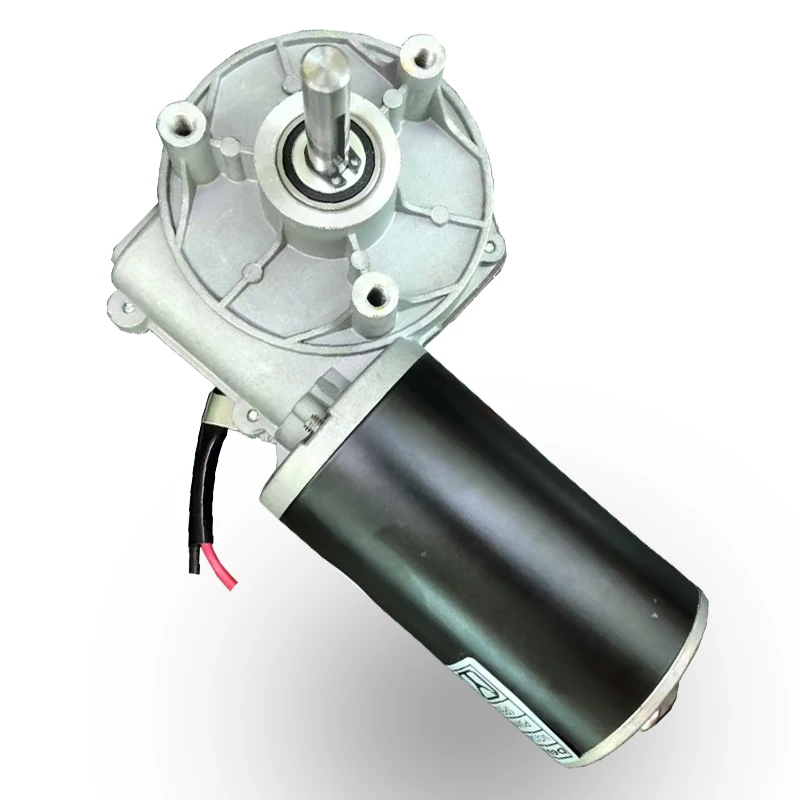 Hot Selling Silent Worm Gear Box 12 Volt Dc Motor High Torque 30nm Reducer Gear Box Motor