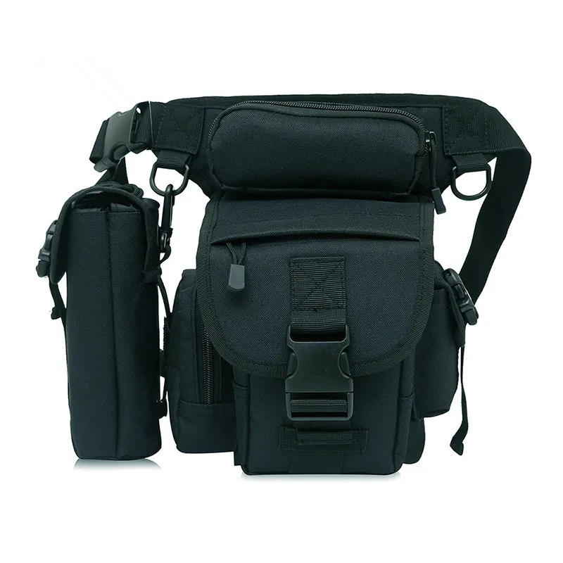 Multifunctional Drop Leg Waist Bag with Water Bottle Holder