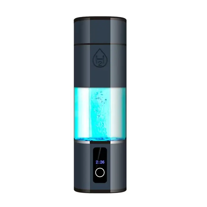High concentration 2000ppb SPE PEM hydrogen water bottle generator with intelligent operation display