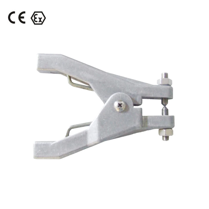 Static dissipate assurance aluminium earth cable clamp