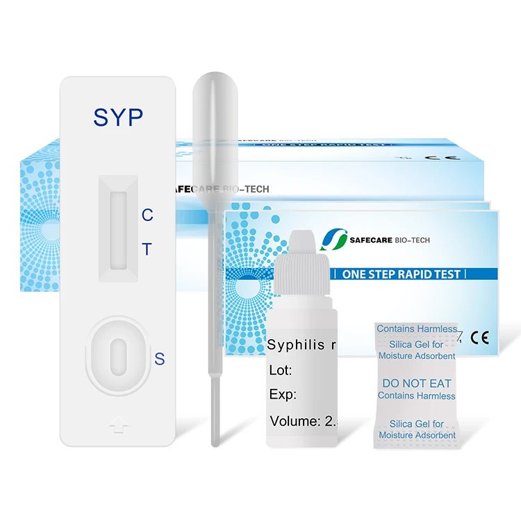 One Step Rapid Infectious Disease Syphilis Test Kit With High Accuracy syphilis test cassette