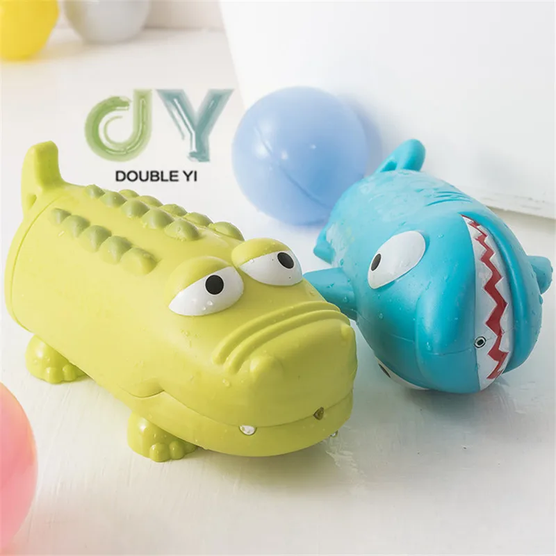 Kids Cartoon Animal Plastic Water Gun Summer Outdoor Beach Water Park Fun Toy Crocodile Shark Water Gun