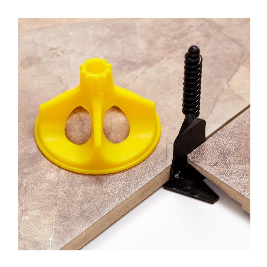 tile leveling system cap spiral base tile spacer spin doctor self leveling tile positioning twister leveler system Threaded Post