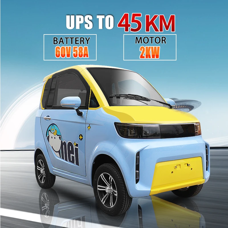 YANUO cheap adult 4 wheel electric scooter Latest electric vehicle 4 wheel with eec
