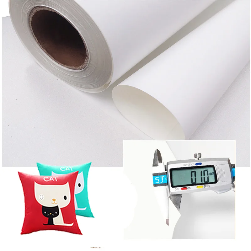 QY Easy To Transfer 125G Sublimation Heat Press Transfer Paper Dark Roll Jumbo