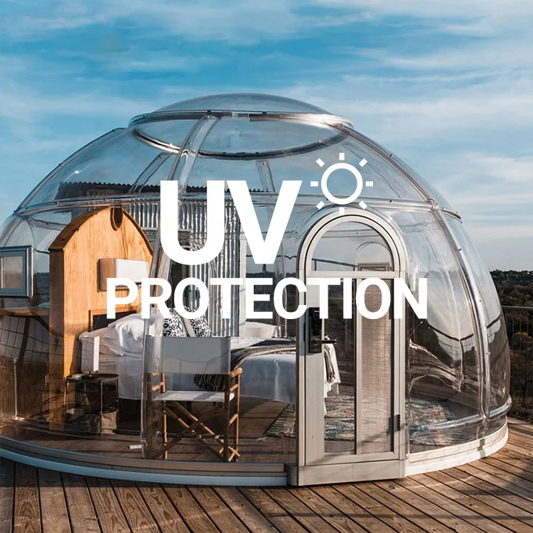 Hot Selling Bubble Transparent Dome Tent Experience the Ultimate Glamping Adventure with our Modern Style Igloo Dome Tent