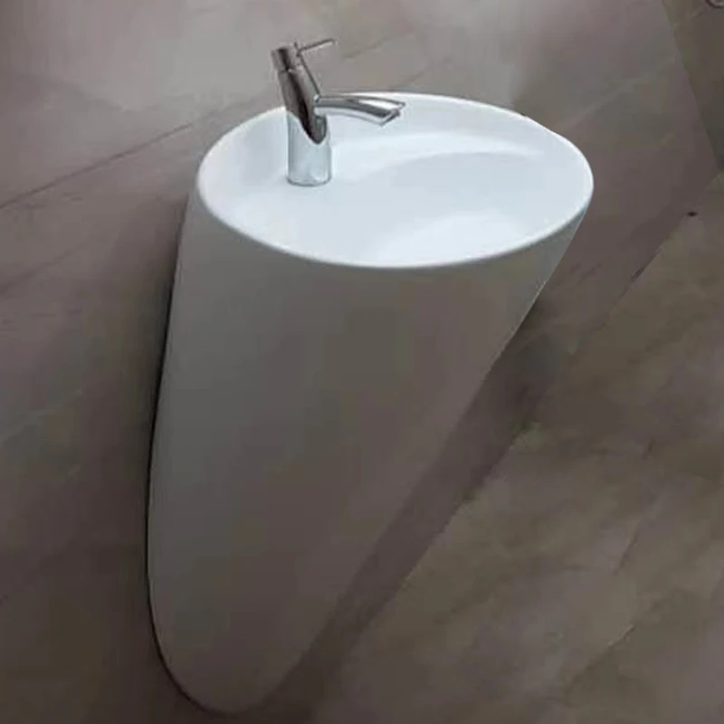 luxury round basin pedestal Turkey sanitary floor standing vessel sink fountain tap lavatory unit mounted