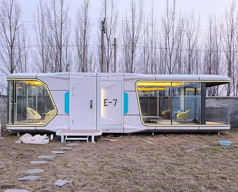 etong space capsule luxury modular prefabricated mobile homes Tiny complete equipment Cabin country cottage camping pod