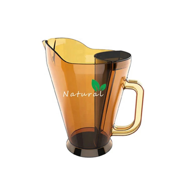 
Wholesale 1.5L Clear Plastic PS AS ice chiller beer juice jug Pitcher 