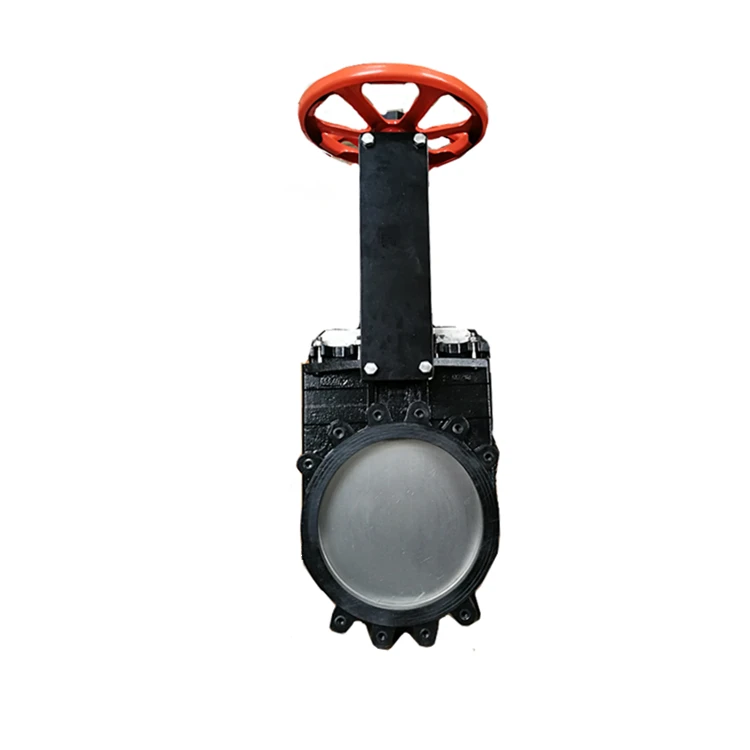 Ductile Cast Body One-Way Manual Knife Gate Valve for PN16 for General Application Acid Water Gas Oil