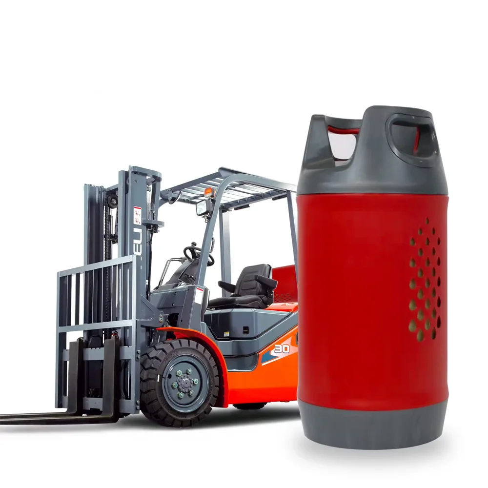 factory direct sale 10kg/12.5kg LPG composite gas cylinder with valve