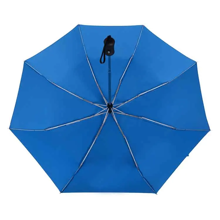 Wholesale Windproof Compact 3-Fold Foldable Umbrella Parapluie Folding Black Color Foldable Umbrella Automatic Foldable Umbrella