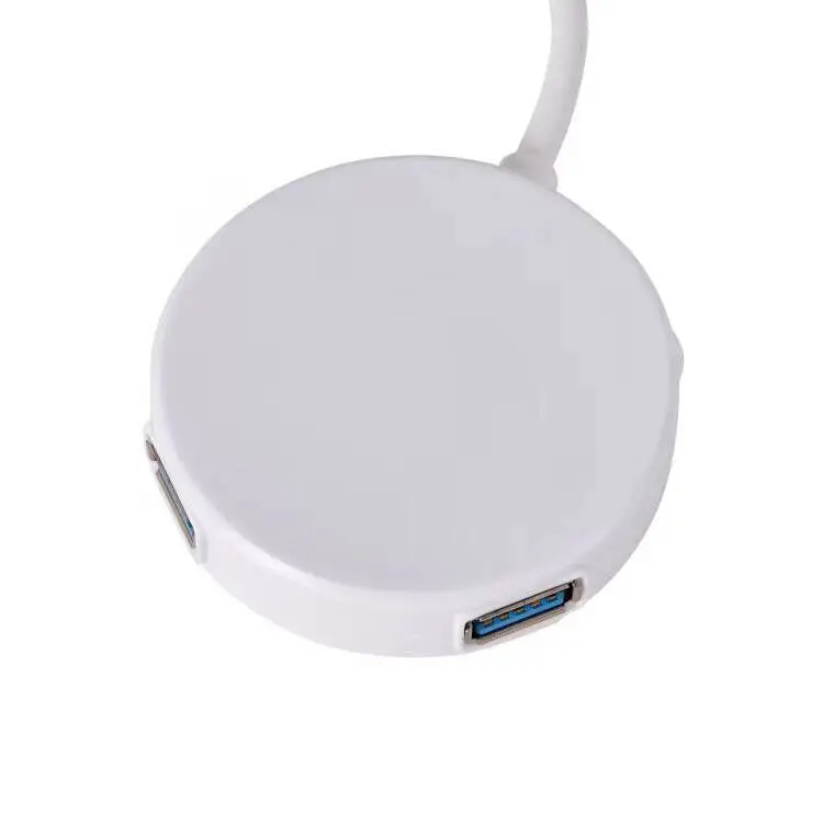 Bulk order customized superspeed LED Logo USB 2.0 hub 4 ports USB 2.0 HUB card reader