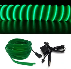 EL Car Styling Cold Light Ambience Lamp Line Car Lights Neon Car LED RGB Neon Interior Atmosphere Light Strip