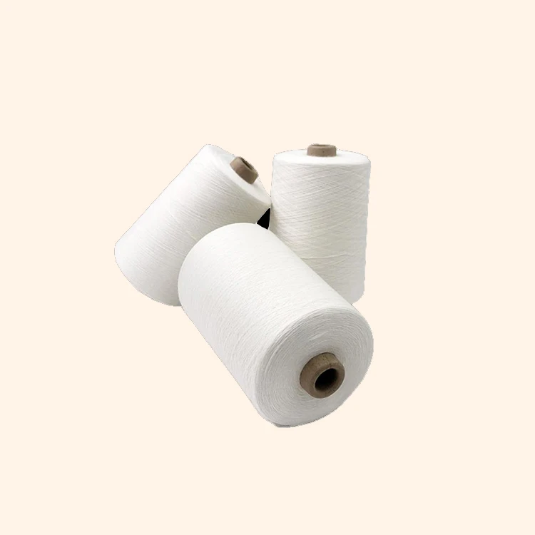 QRD Brand 100% Raw White Polyester 40/2 Spun Yarn