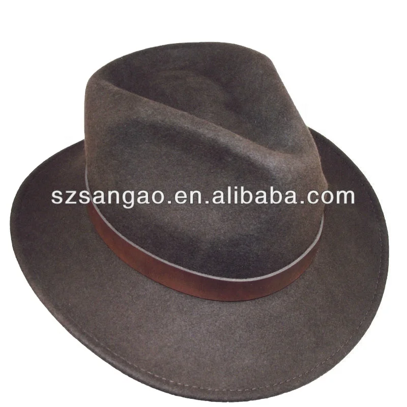 wholesale black bowler winter hat  wool felt large brim woman new fashion cheap