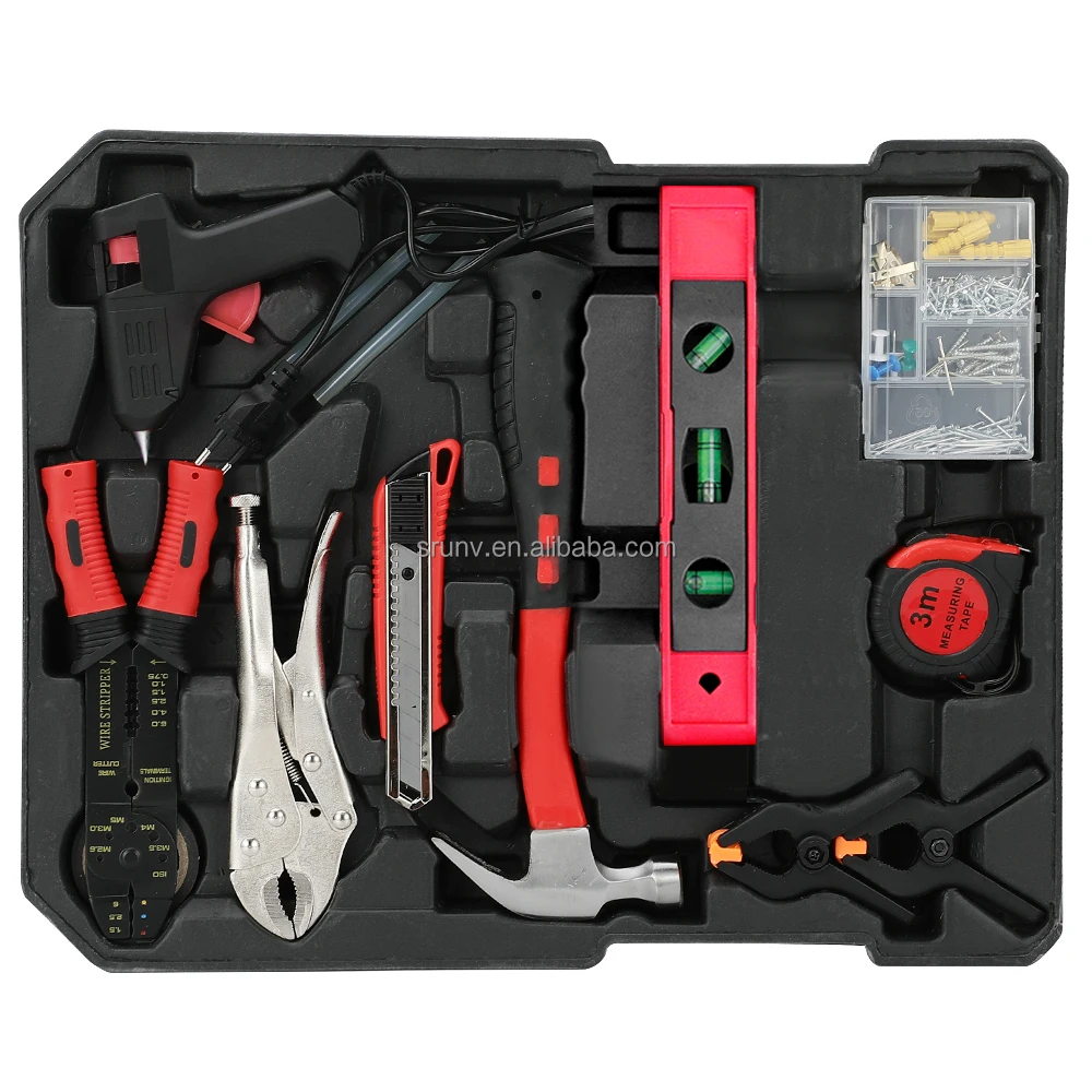 399 pcs suitcase aluminium car repair network tool kit hand tools and hardware herramientas kit