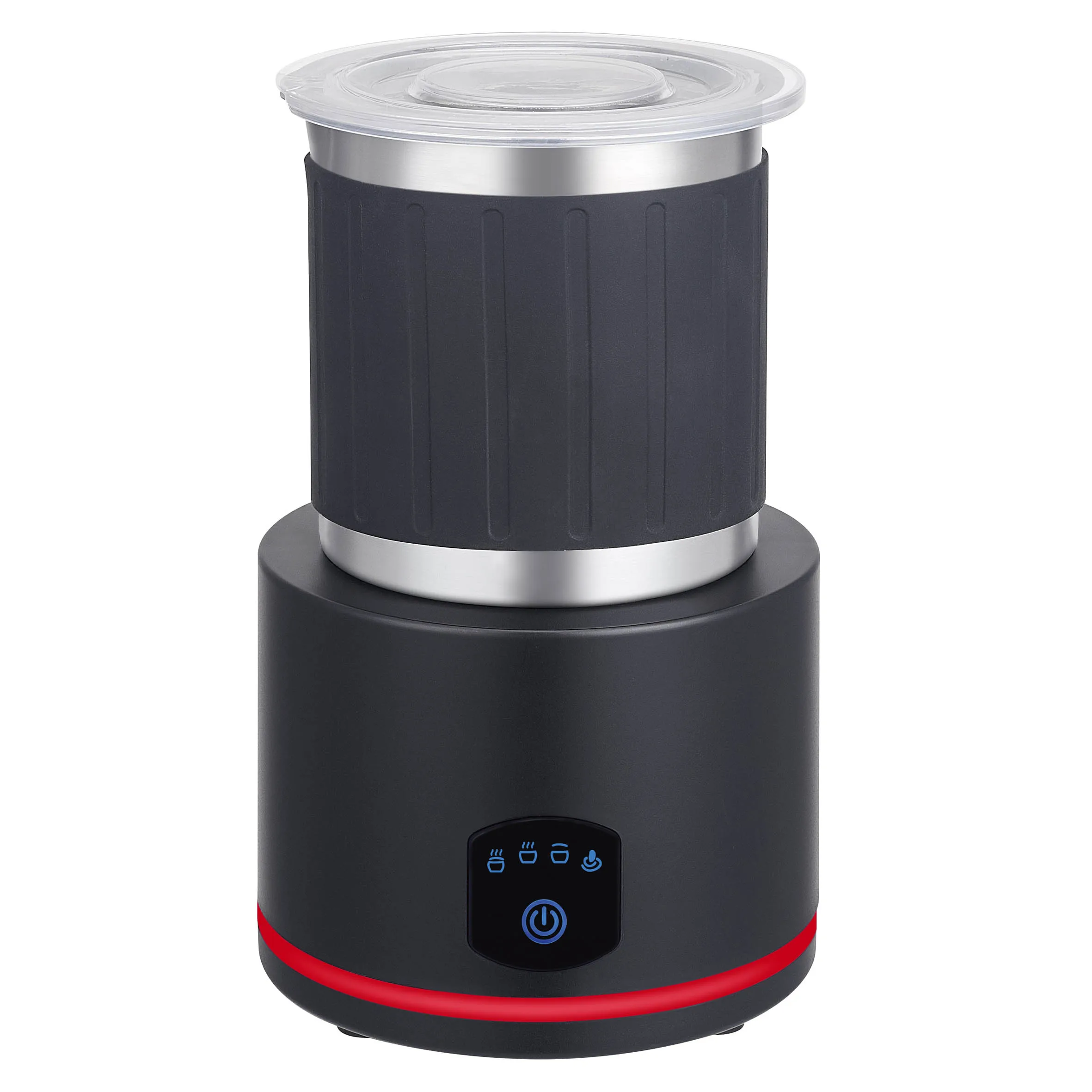 New design Black White Warm Milk Foamer Machine Coffee Milk Foam Maker Automatic Electric Milk Frother