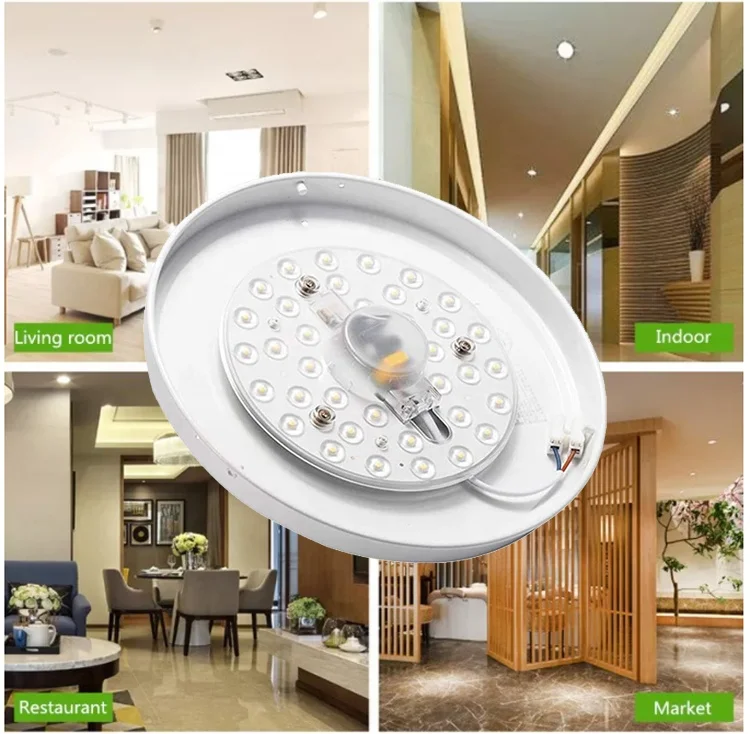 LED Panel Circle Ring Light for replacing  fluorescent circular tube circle module for ceiling lamp 12w 18w 24w 36w
