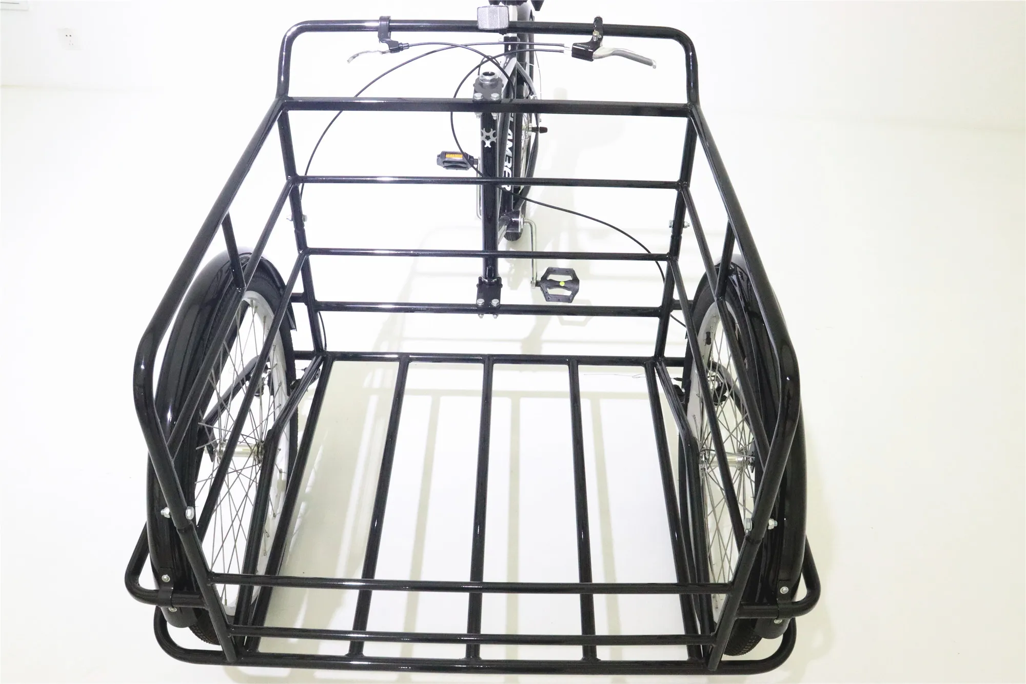 3 wheel bike reverse tricycle front loading cargo bicycle 26 inch strong steel frame for cargo use