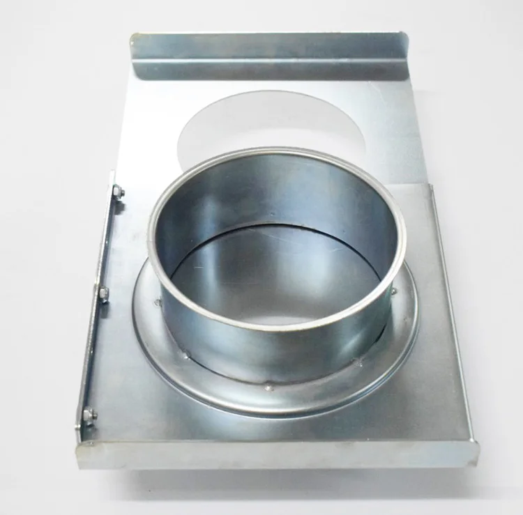 Sliding damper for high-vacuum pipes
